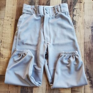 Franklin light gray T-ball baseball pants athletic wear sports boys youth small